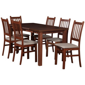 Stół rozkładany z 6 krzesłami Borys