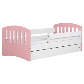 Łóżko dziecięce do pokoju dziecięcego różowe dla dziewczynki – Anmil Meble