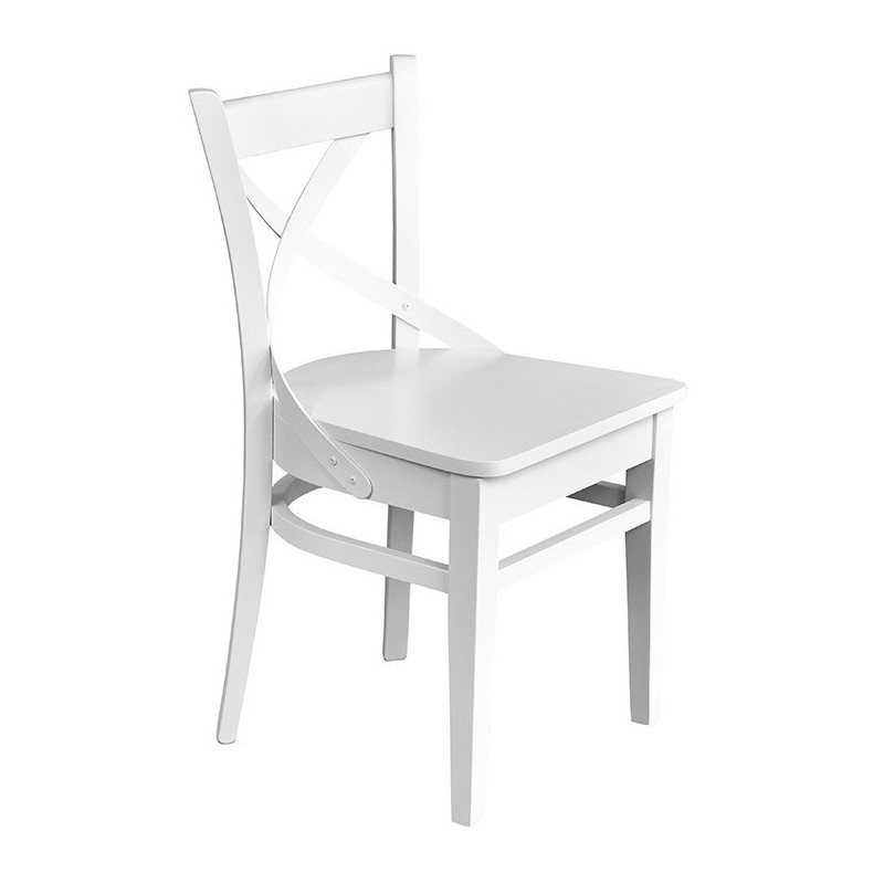 Krzesło Krzyżak - Drewniane krzesło w klasycznym stylu - Anmil Meble