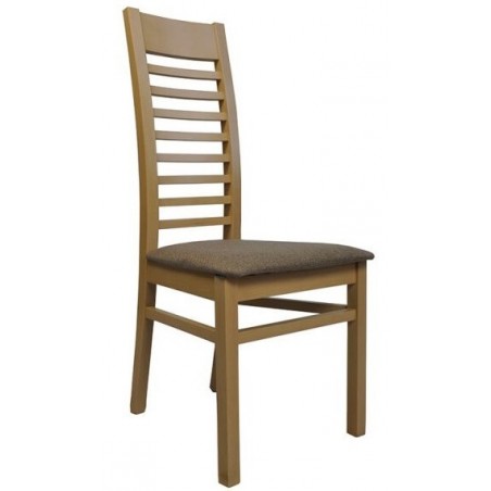 Krzesło Eryka - Klasyczne krzesło bukowe ze szczebelkami - Anmil Meble